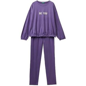 United Colors of Benetton Pig (shirt + pant) 37YW3P02A pyjamaset, violet 0V7, S dames, Viola 0v7, S