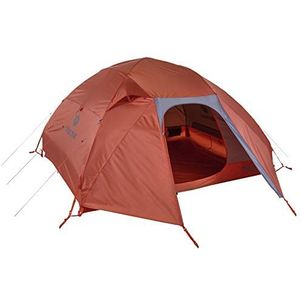 Marmot Unisex's damp 4P lichtgewicht 4 persoon, 4 man trekking, camping tent, absoluut waterdicht, verbrand oker