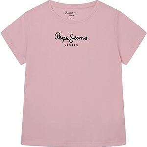 Pepe Jeans Wenda T-shirt voor meisjes, roze (soft pink), 4 Jaar