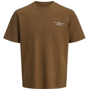 Jack & Jones Jprblachad Branding Ss Crew Neck Tee Sn, Emperador, M