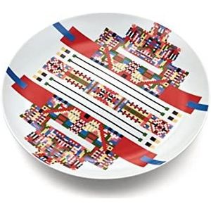 Alessi Snoepbord van porselein, meerkleurig, eenheidsmaat