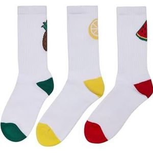 Mister Tee Uniseks sokken, wit/multicolor, 47/50 EU