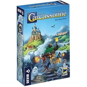 Devir - Carcassone: mist uitbreiding in Carcassonne, bordspel, strategiebordspel, bordspel 8 jaar (BGCARNIEPS)