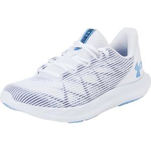 Under Armour Dames UA W Charged Speed Swift Sneaker, Wit Wit Horizon Blauw, 47.5 EU