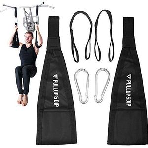 PULLUP & DIP Ab Straps, Premium Ab Slings Voor Buikspiertraining, Verstelbare Workout Straps met Vulling voor Hangen, Leg Raise, Ab Bandjes voor Pull-Up Bar en Optrekstang