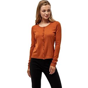 Minus Vrouwen New Laura Cardigan Sweater, Burned Hazel, L