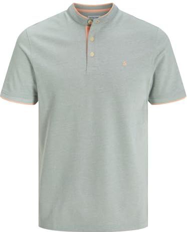 JACK&JONES JJEPAULOS Mao Polo SS NOOS, Iceberg Green., M