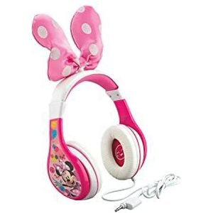 Disney Minnie Mouse Bow-Tastic hoofdtelefoon voor kinderen, roze, eenheidsmaat