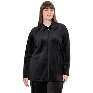 Ulla Popken Sweatvest  zwart