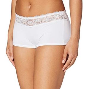 Triumph Dames Lovely Micro Short, wit (white 0003), maat 32 (fabrieksmaat: X-Small), wit, XS