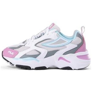 FILA Cr-cw02 Ray Tracer Kids, uniseks, wit, maanlicht, mauve, 29 EU