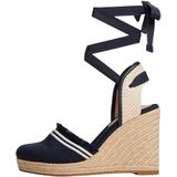 Espadrilles - Color-Blocking - Textiel - Met Plateau - Sleehak