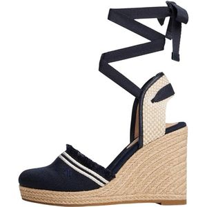 Espadrilles - Color-Blocking - Textiel - Met Plateau - Sleehak
