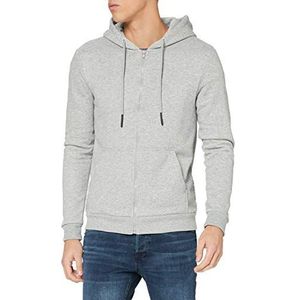 ONLY & SONS Heren capuchontrui ONSCERES sweatshirt, lichtgrijs gem., XXL