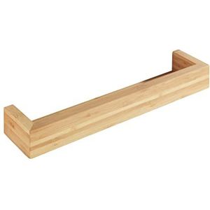 WENKO Wandrek Bamboe van bamboe, 40 cm - wandplank, bamboe, 40 x 9 x 5 cm, naturel