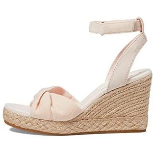 TOMS Dames Marisela Wedge sandaal, Stoffige Perzik, 36 EU