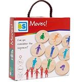 BS Toys Moves! Actief Beweegspel - Vanaf 4 jaar - Binnen en buiten - 9 houten schijven