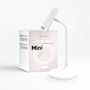 MISTERO MILANO MiniCure Draagbare uv-/ledlamp voor nagels en dubbele vorm, uv-lamp voor gelnagels, uv-nagellamp, led-lamp, nagels, voor gel, acryl, exclusief design, bestand tegen chemicaliën