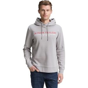 TOM TAILOR - Sweatshirt - Grijs - Capuchon - Lange Mouw