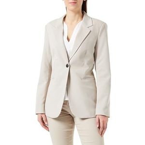 Kaffe Blazer Single Breasted Notch Lapel Regular Fit Jetted Pockets, Veren Grijs, 44 NL