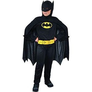 Ciao- Batman Dark Knight costume disguise fancy dress boy official DC Comics (Size 3-4 years)