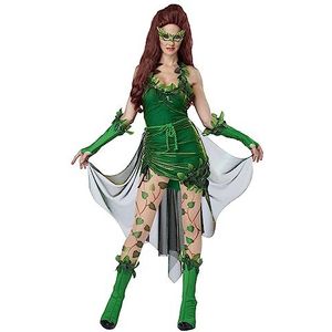 California Costumes 1289 LETHAL BEAUTY Poison Ivy Volwassenen-Sized Kostuum, Groen, XS