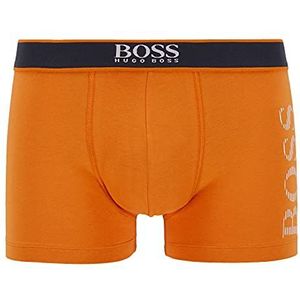 Hugo Boss Trunk 24 Boxershorts voor heren, met logo, Dark Orange803, S