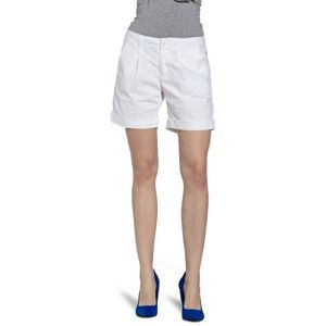 LTB Jeans Dames Short Normale tailleband, 4107/Veronica, wit (white 100), 38