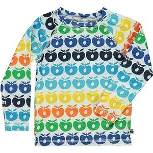 Småfolk Rash Guard Shirt voor jongens, blue atoll, 5-6 Jaar