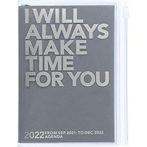 MARK'S 2021/2022 Taschenkalender A6 vertikal, MAKE TIME // Gray