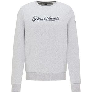 yuka Heren sweattrui 36613763-YU01, lichtgrijs melange, L, lichtgrijs, gemêleerd, L