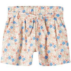 name it NKFFELULLE IDA Shorts, Peach Nectar, 116, Peach Nectar, 116 cm