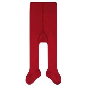 FALKE Unisex Baby Family Panty, ademend, duurzaam biologisch katoen, ondoorzichtig, met comfortabele band, antislip, duurzaam, platte naad voor drukvrije teen, 1 stuk, rood (fire 8150), 68