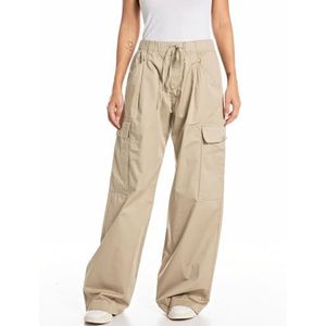 Replay Relaxed fit cargobroek voor dames, 225 Sahara, 23W