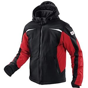 Kübler 10417322-9955-L softshell-winterjas maat L in zwart/middenrood XXL Schwarz/Mittelrot