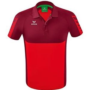 Erima Six Wings Sport Poloshirt voor heren, rood/bordeauxrood, S