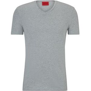 HUGO T-shirt voor heren (verpakking van 2 stuks), Open Grey61, 3XL