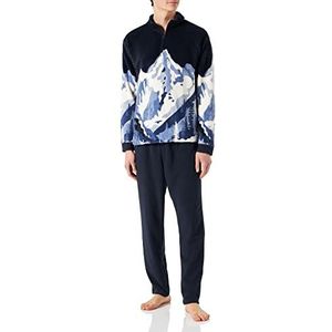 Women'secret pyjama van polarfleece, marineblauw, XXL voor heren