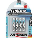 Ansmann - 4er Blister 1100mAh Professional - Micro accu