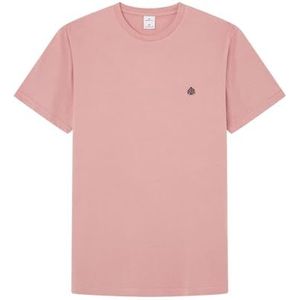 Springfield, Heren T-shirts, S, roze, Roze, S