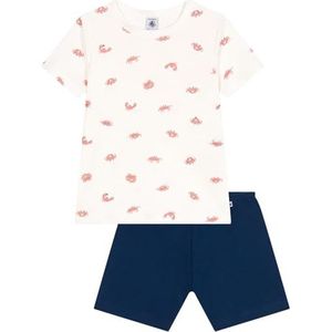 Petit Bateau Jongens Pyjacourt, Incognito/meerkleurig, 6 Jaar