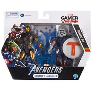 Marvel Hasbro Gamerverse 6 ""Collectible Iron Man versus Taskmaster Action Figure Toys, Leeftijden 4 en hoger