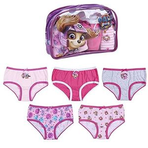 Cerdá Paw Patrol katoenen broekje voor meisjes, officieel gelicentieerd product van Nickelodeon, pak van 5, 50 hojas, 6 Jaren