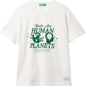 United Colors of Benetton T-shirt, Crème 901, S