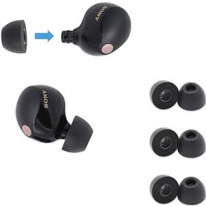 Comply - Eartips - Zwart - M - 3 Paar - Traagschuim voor Sony TrueWireless-oordopjes