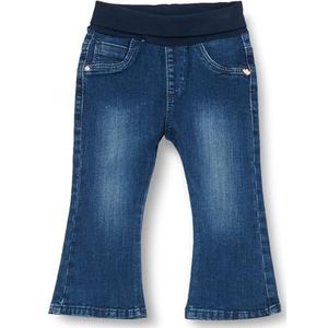 s.Oliver Meisjesjeans broek met elastische omslagband, blauw, 68 cm