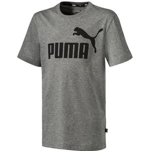 PUMA Jungen ESS Logo B T-shirt ESS Logo Tee B-852542, Medium Gray Heather, 152 (Herstellergröße: 12 ans)