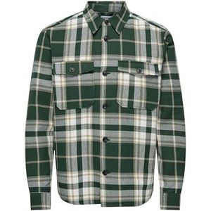 ONLY & SONS ONSMILO Life Vrijetijdshemd voor heren, relaxed fit, XS, S, M, L, XL, XXL, Lush Meadow, XXL