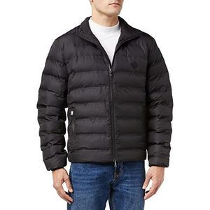 Hackett London Heren LW Moto gewatteerde jas, zwart (zwart), XL, Zwart (zwart), XL