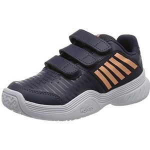 K-Swiss Zapatillas COURTEXPRESSTRAPONI - C: GRAYSTN/PCHNCTTR/Wht - T: 1 JR UK